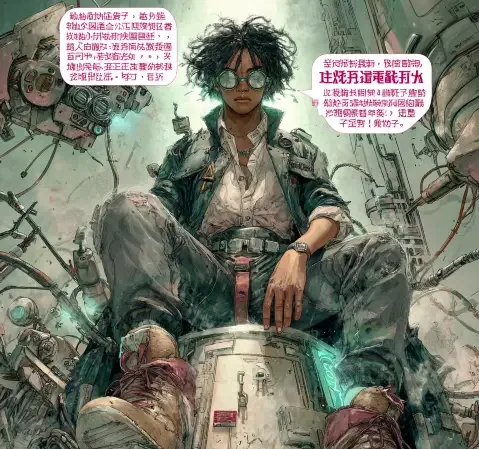 漫画《长夜工坊》封面，奇幻题材作品